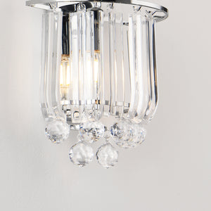 Wandlamp Alnwick E14 chroomkleurig lux.pro