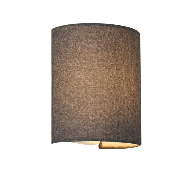 lux.pro Wandlamp Brüssel 20x17,5x13 cm grijs - 2 varianten