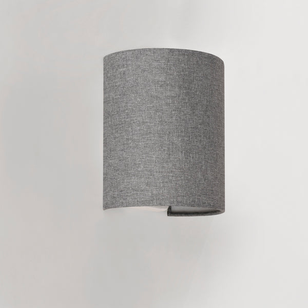 lux.pro Wandlamp Brüssel 20x17,5x13 cm grijs - 2 varianten