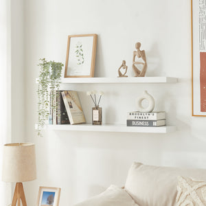 Wandplank Stranda set van 2 of 3 [en.casa]