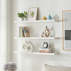 Wandplank Stranda set van 2 of 3 [en.casa]