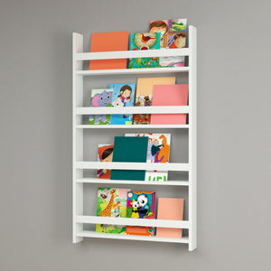 Kinderregaal Sotenäs 120x74x10cm Wit [en.casa] - premiumXL