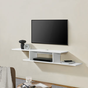TV - Wandplank Støvring in verschillende kleuren [en.casa] - premiumXL