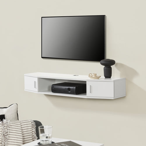 TV - Wandplank Tørring in verschillende kleuren [en.casa] - premiumXL