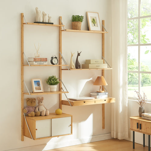 Wandrek Tingvoll bamboe naturel [en.casa]