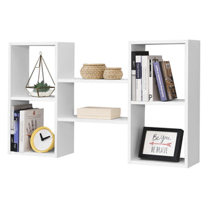 Wandrek Lillesand met 5 planken 101x18x60 cm Wit [en.casa] - premiumXL