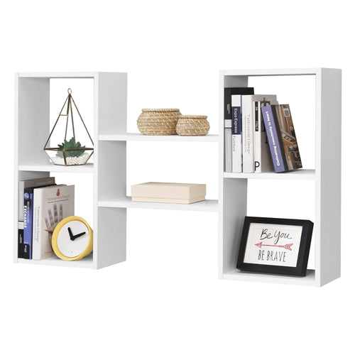 Wandrek Lillesand met 5 planken 101x18x60 cm Wit [en.casa] - premiumXL