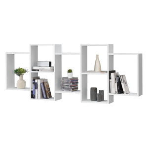 Wandrek Jessheim 161x18x65 cm Wit en.casa - premiumXL