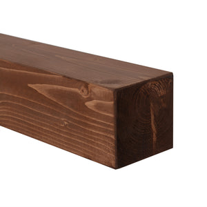[en.casa] Wandplankset Munkebo 100x9x9 cm houtkleurig - 2 varianten