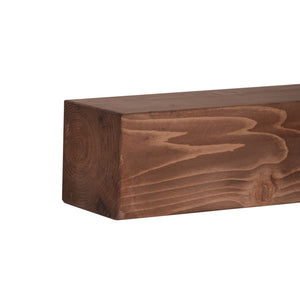 [en.casa] Wandplankset Munkebo 100x9x9 cm houtkleurig - 2 varianten