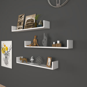 Wandplank Höganäs 3 - dlg. in verschillende maten en kleuren [en.casa] - premiumXL