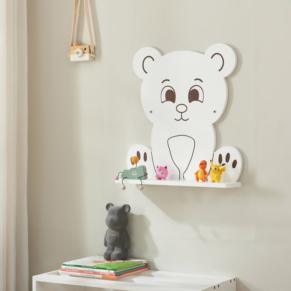 Enfants - Étagère murale Korsør Blanc [en.casa] - premiumXL