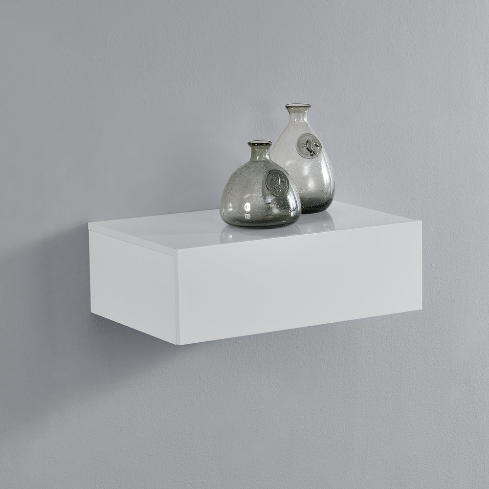 Wandplank Oslo met lade 46x30x15cm div. kleuren [en.casa] - premiumXL