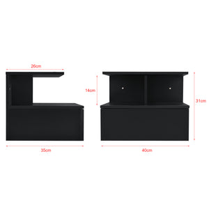 Étagère murale Amberg 40 x 35 x 31 cm [en.casa]