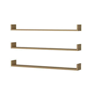 [en.casa] Wandplank set van 3 Arden 10x120x15 cm - 4 varianten