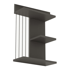 [en.casa] Wandrek Båstad met 3 planken 40x19x60 cm - 2 varianten