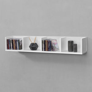 Wandrek Ekero met 4 vakken 95x17x16,5 cm - 3 varianten