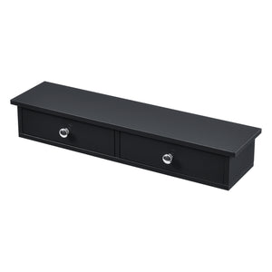 Wandplank Geeste met 2 lades 60x15x10 cm [en.casa]