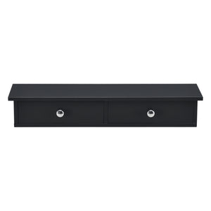 Wandplank Geeste met 2 lades 60x15x10 cm [en.casa]