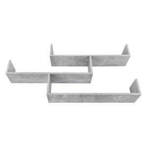 Wandrek Grimstad met 3 planken 119x18x55 cm - 3 varianten