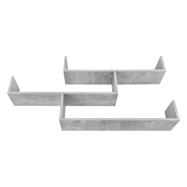 Wandrek Grimstad met 3 planken 119x18x55 cm - 3 varianten