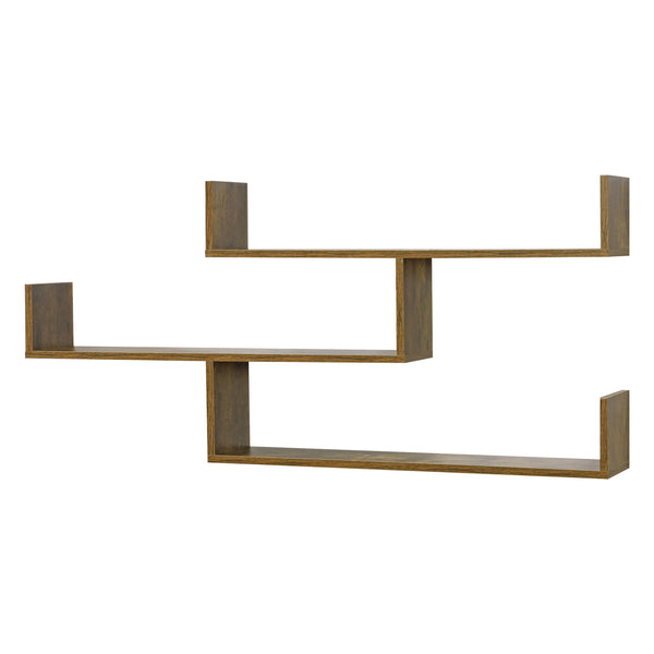 Wandrek Grimstad met 3 planken 119x18x55 cm - 3 varianten