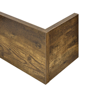 Wandrek Grimstad met 3 planken 119x18x55 cm - 3 varianten