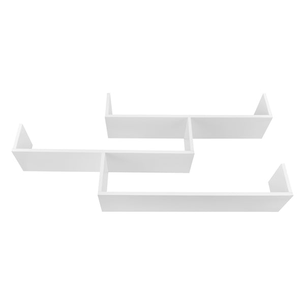Wandrek Grimstad met 3 planken 119x18x55 cm - 3 varianten
