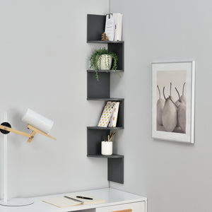 [en.casa] Étagère murale mat design rétro model 10 