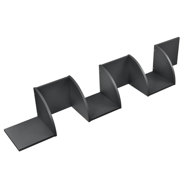 [en.casa] Étagère murale mat design rétro model 10 