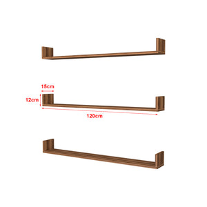 [en.casa] Wandplank set van 3 Höganäs - 8 varianten