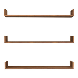 [en.casa] Wandplank set van 3 Höganäs - 8 varianten
