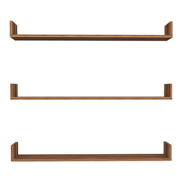 [en.casa] Wandplank set van 3 Höganäs - 8 varianten