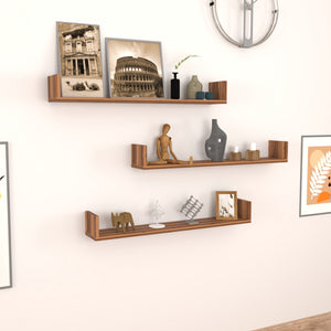 [en.casa] Wandplank set van 3 Höganäs - 8 varianten