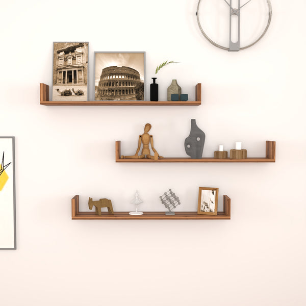 [en.casa] Wandplank set van 3 Höganäs - 8 varianten