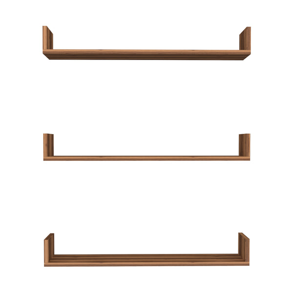 [en.casa] Wandplank set van 3 Höganäs - 8 varianten