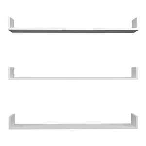 [en.casa] Wandplank set van 3 Höganäs - 8 varianten