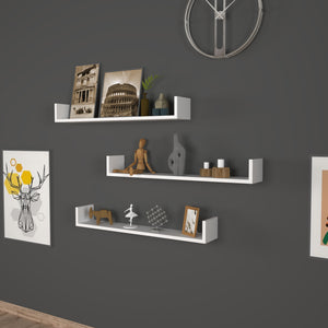 [en.casa] Wandplank set van 3 Höganäs - 8 varianten