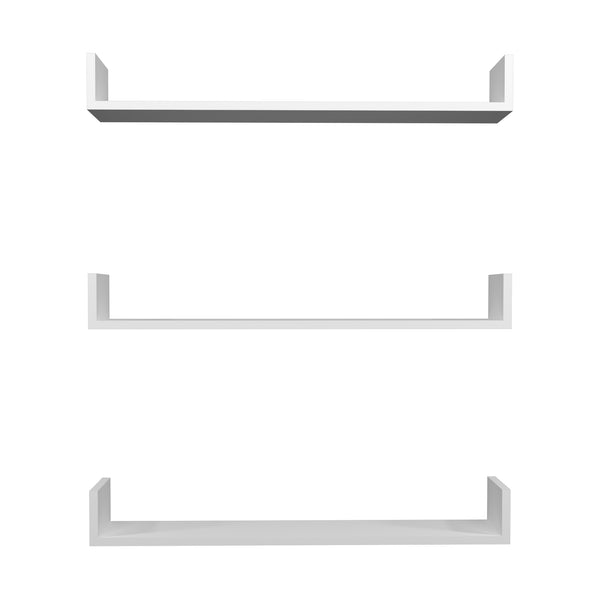 [en.casa] Wandplank set van 3 Höganäs - 8 varianten