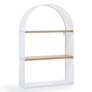 Wandrek Jäller met 3 planken 53x35x14 cm [en.casa]