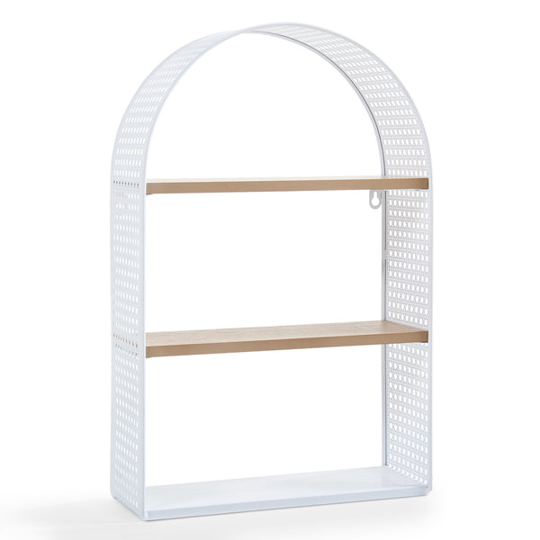 Wandrek Jäller met 3 planken 53x35x14 cm [en.casa]