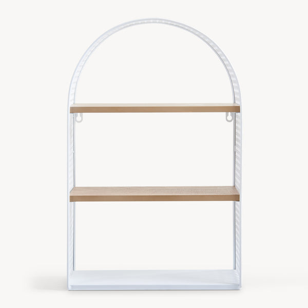 Wandrek Jäller met 3 planken 53x35x14 cm [en.casa]