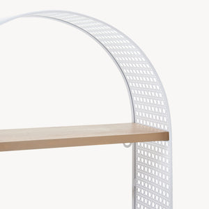 Wandrek Jäller met 3 planken 53x35x14 cm [en.casa]