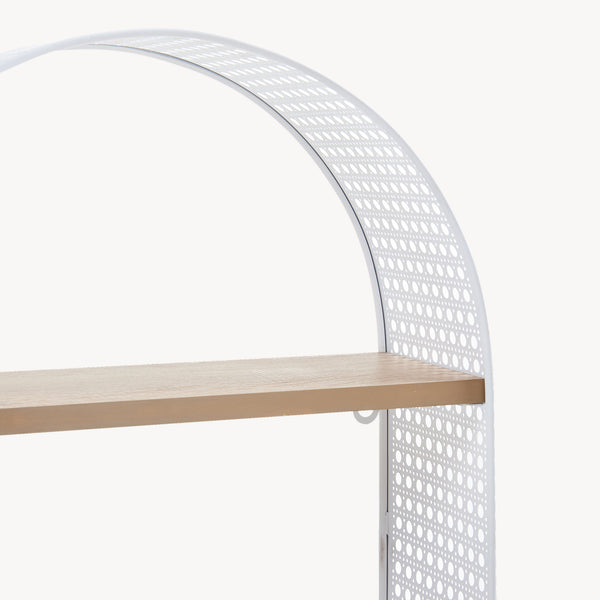 Wandrek Jäller met 3 planken 53x35x14 cm [en.casa]