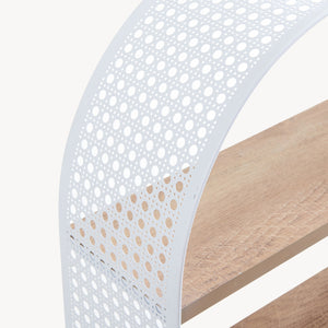 Wandrek Jäller met 3 planken 53x35x14 cm [en.casa]