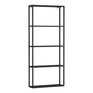Étagère murale Jämijärvi acier noir [en.casa]