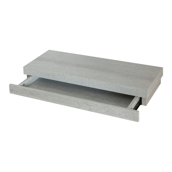 [en.casa] Wandplank Karkkila met lade 60x23,5x8 cm - 2 varianten