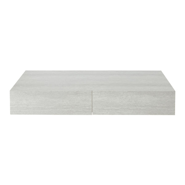 [en.casa] Wandplank Karstula met 2 lades 80x35x12 cm - 2 varianten