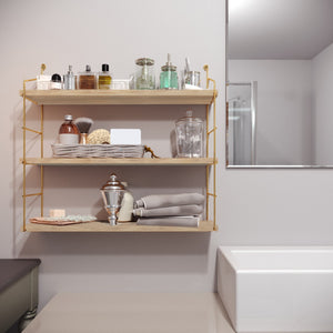 Étagère murale Myrskylä 59 x 60 x 14 cm [en.casa]