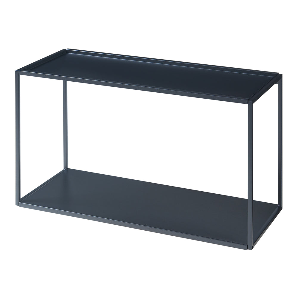 Wandrek Notodden Zwart Staal [en.casa] - premiumXL